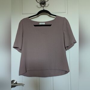 Babaton Randy Mauve Blouse, Size small
